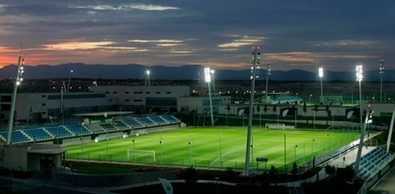 Football pitches at Real Madrid Sports City in Valdebebas