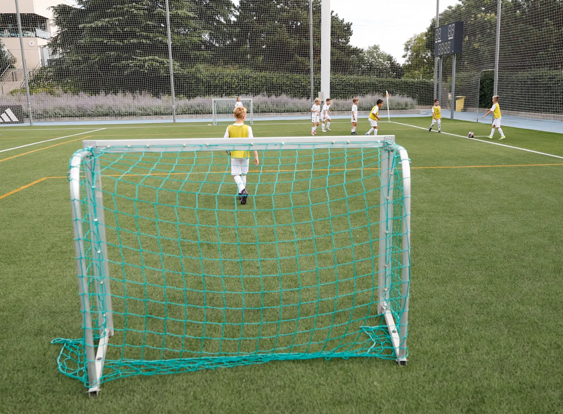 Goalkeepers taking part in the residential programme