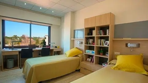 On-campus residence used by the programme